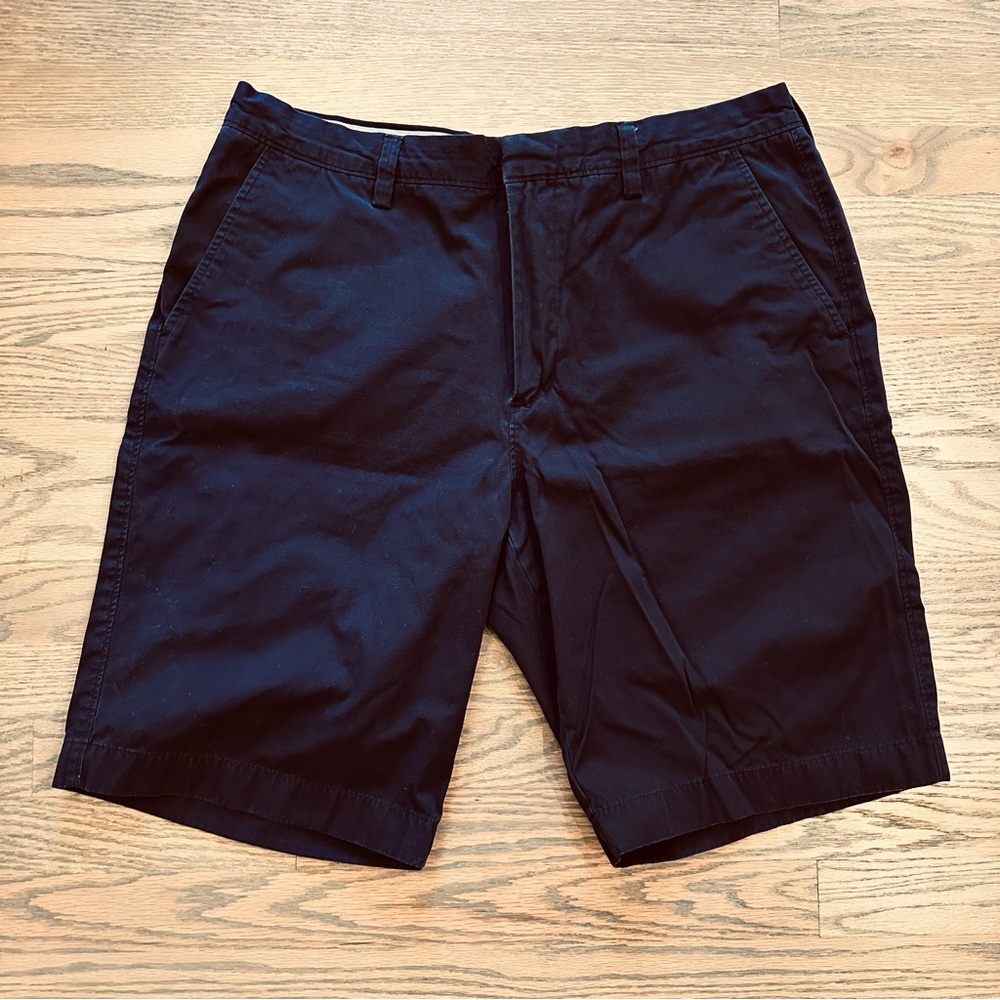 J. Crew Men’s Cotton Navy Flat Front Shorts